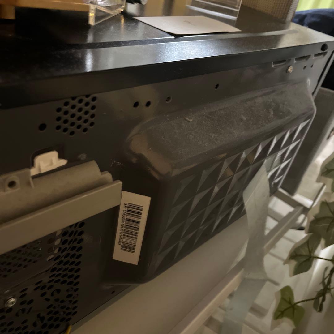 電子レンジ SX-18D132 ブラック 取扱説明書付き