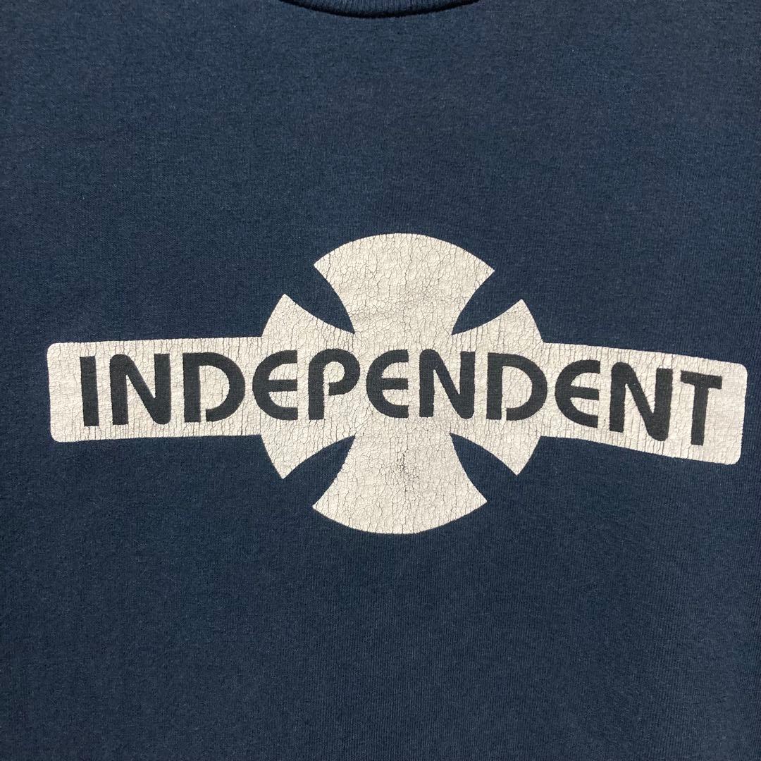 INDEPENDENT Tシャツ インディペンデント NHS XL ネイビー