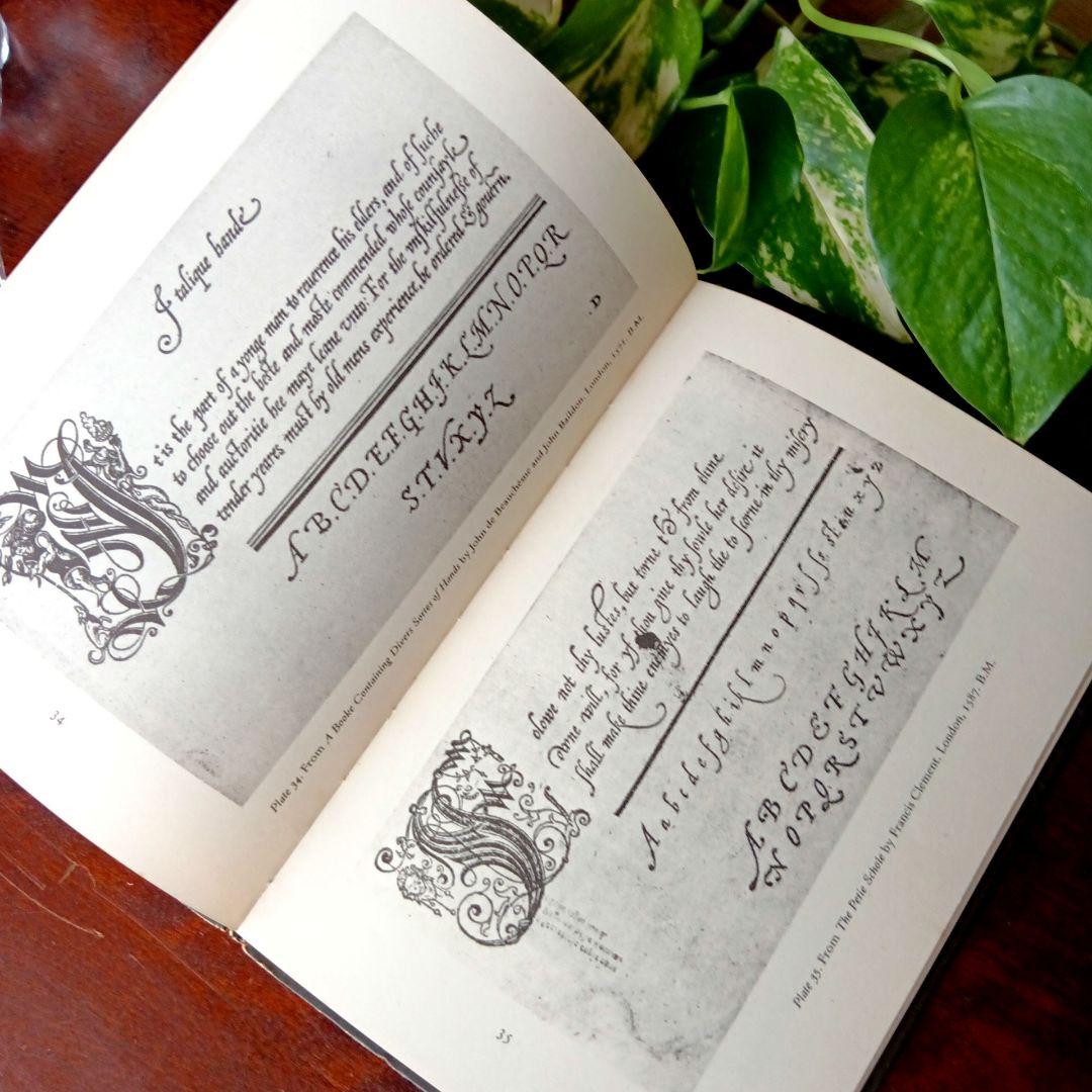 洋書古書1950年　ペンギン文庫　カリグラフィー美しい筆記体　ヴィンテージ　希少