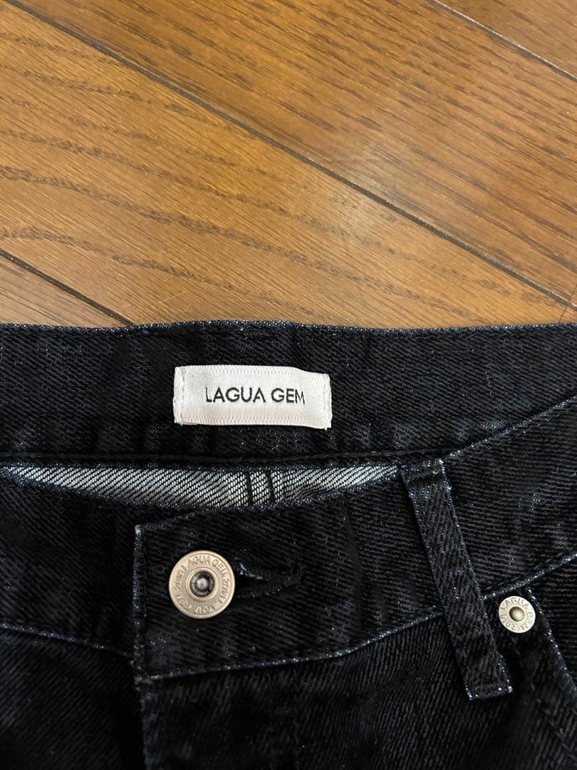 【美品】ラグアジェム　BRUSHED VINTAGE デニム　ブラック