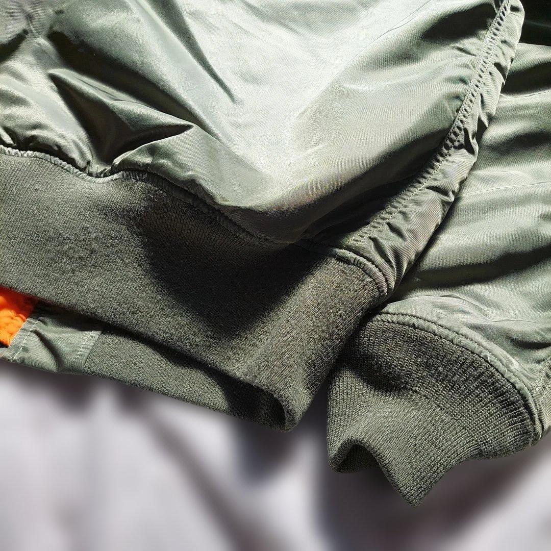 美品 現行 ALPHA INDUSTRIES MA-1 フライトジャケット L
