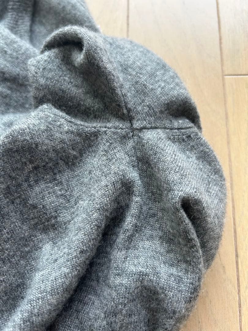⭐︎お値下げ⭐︎n100 ファインカシミヤガウン100% スポーツグレー　日本製