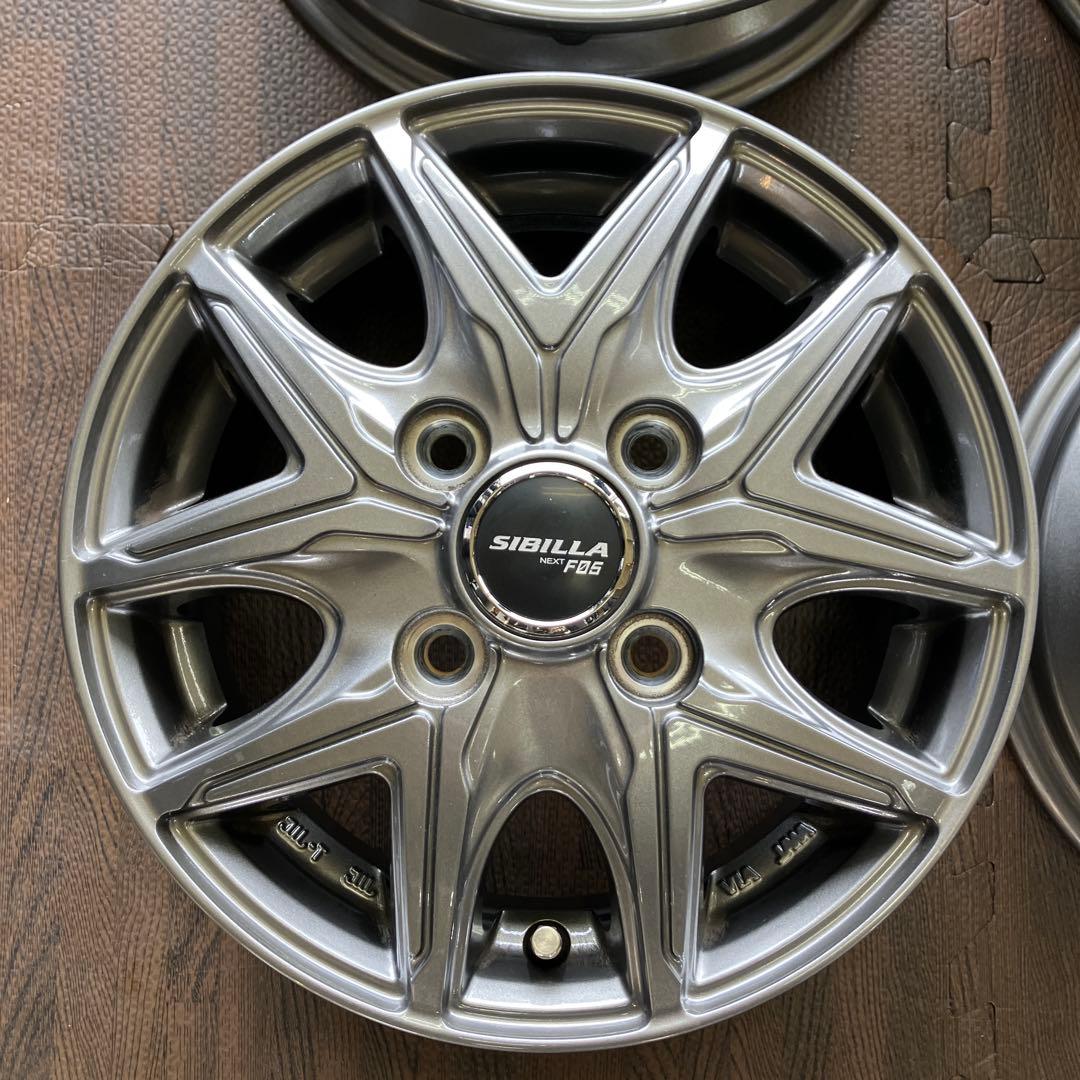 12インチアルミホイール４本セット3.5J 44 SIBILLA