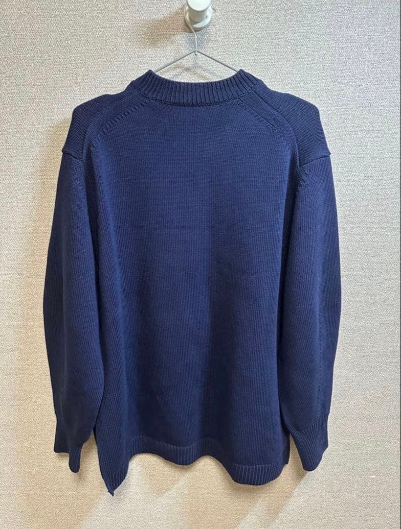 <LOEFF(ロエフ)>コードヤーンボックスクルーネックニット