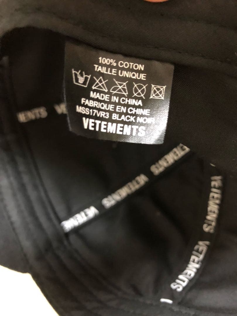 vetements キャップ