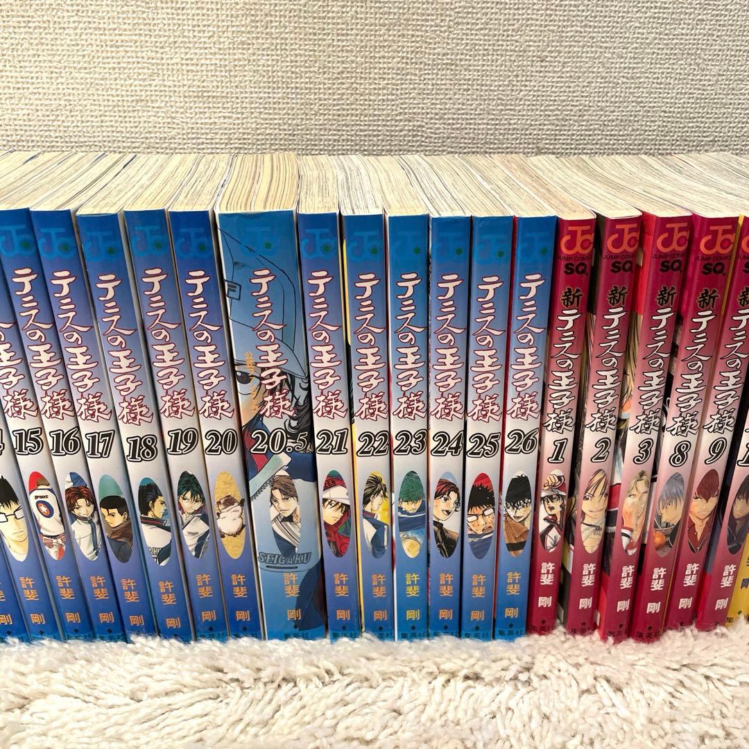 テニスの王子様　新テニスの王子様コミック未開封2冊 限定ピンズ付計55冊セット