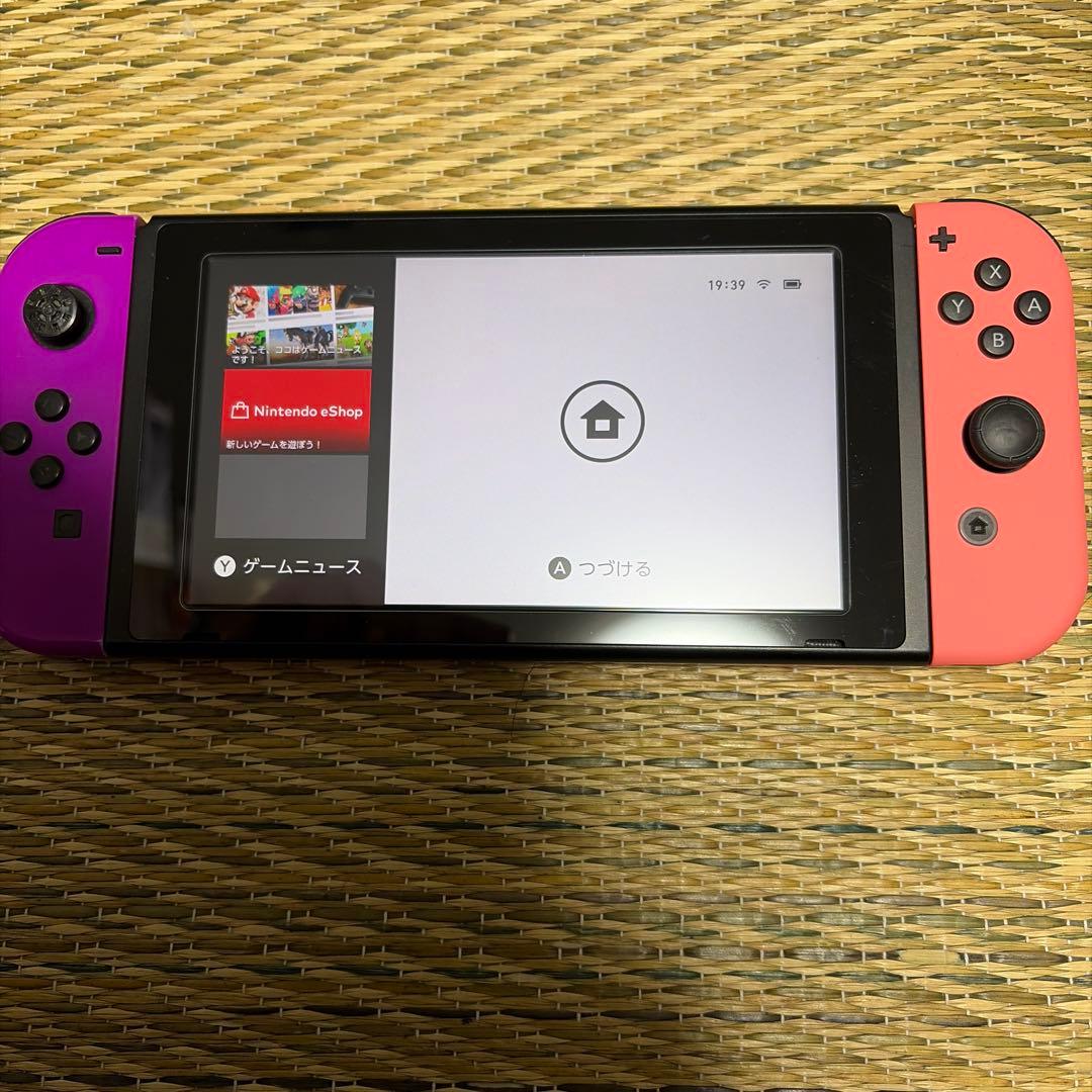訳アリ ジャンク switch 液晶 本体とジョイコン　ドック　ケーブル