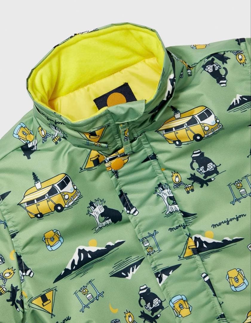 Moujonjon 子供用 ウェア 車柄 フード付き　120