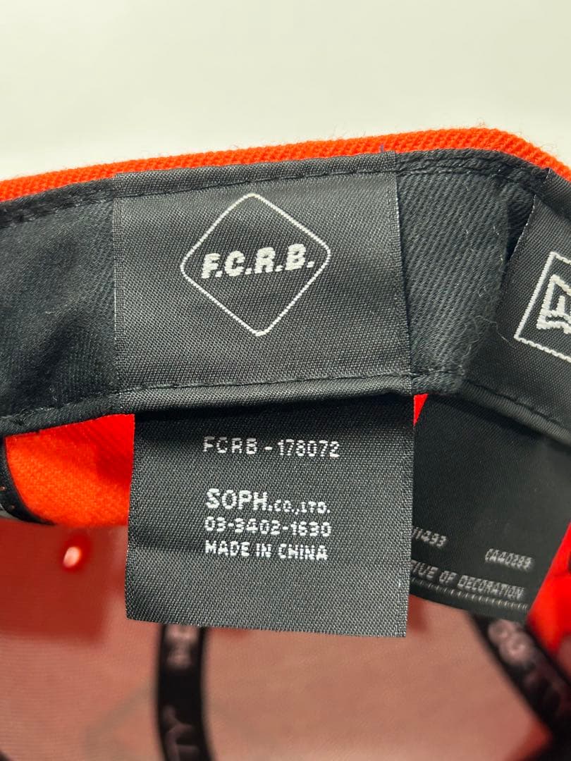 F.C.Real Bristol 59FIFTY キャップオレンジ　59.6cm
