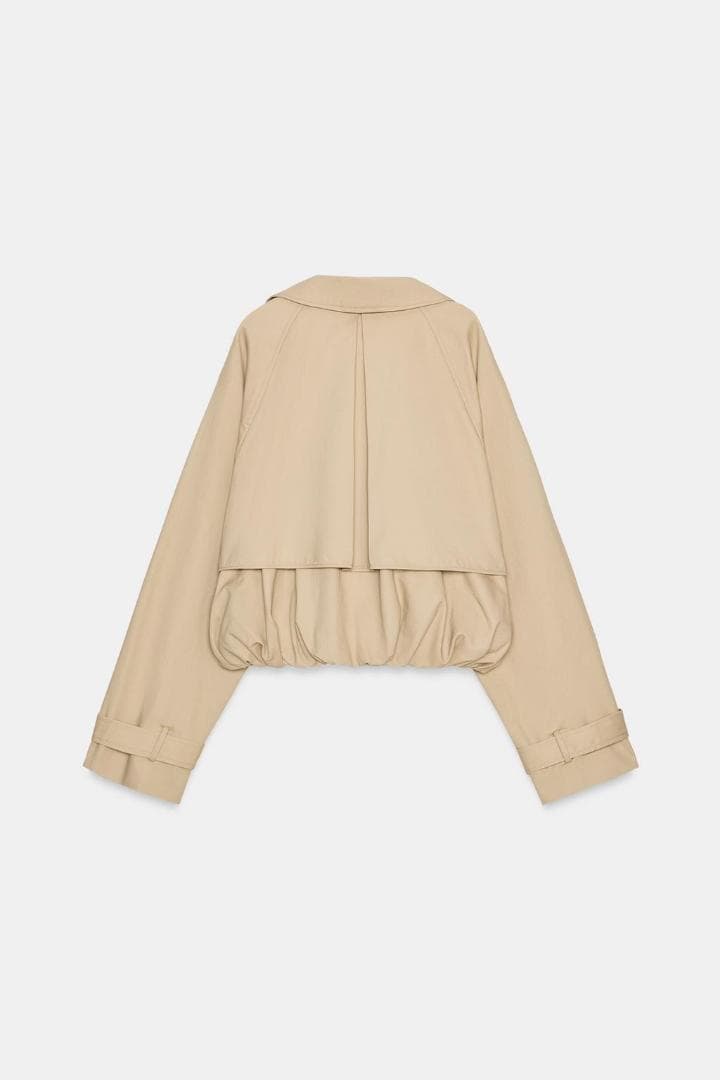 r*u様 ZARA ショートバルーントレンチコート Mサイズ