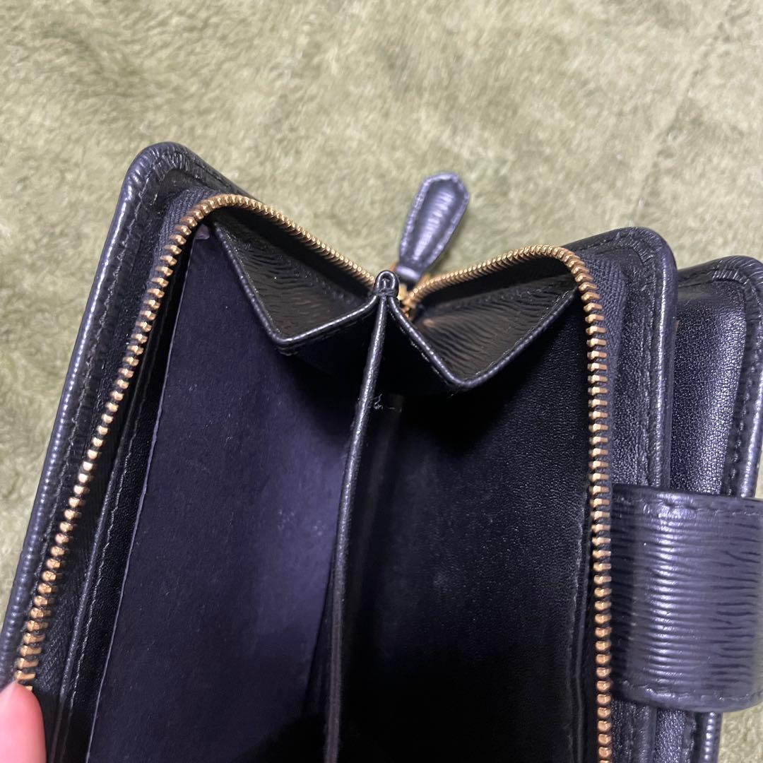 PRADA 二つ折り財布　ブラック　1ML018