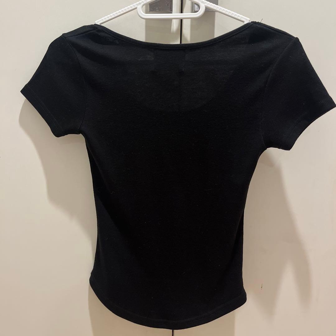 babylclub twinkleskullt black Tシャツ