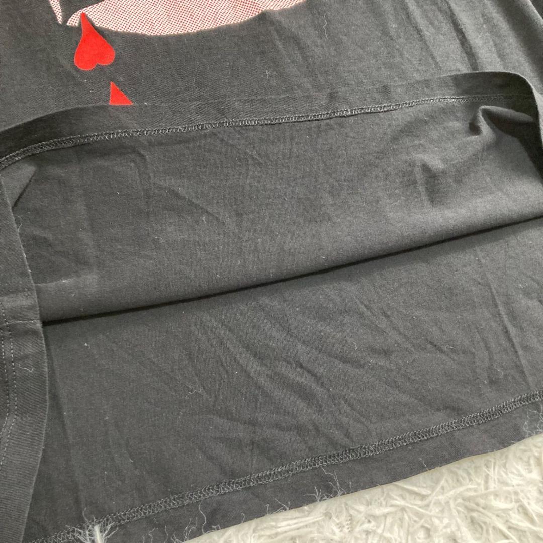 良品✨サンローランパリ ブラッドラスター ヴァンパイアTシャツ 黒 コットン
