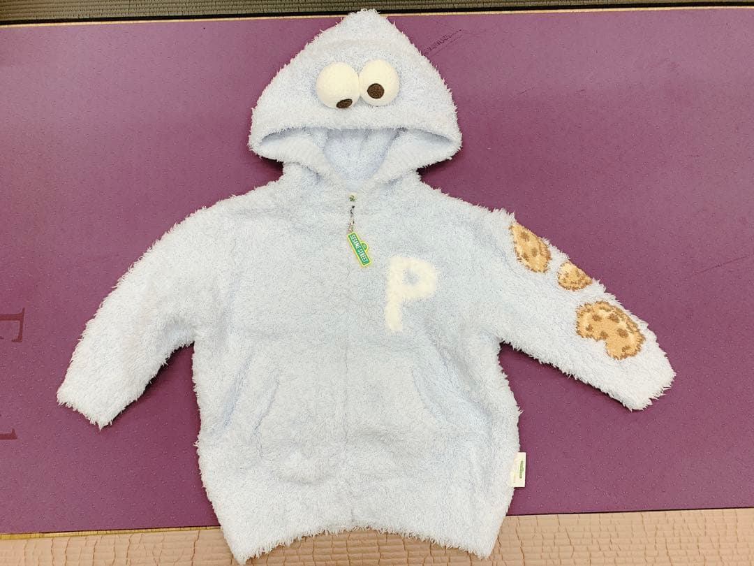 [ジェラート ピケ] KIDSクッキーモンスターパーカ&ショートパンツセット