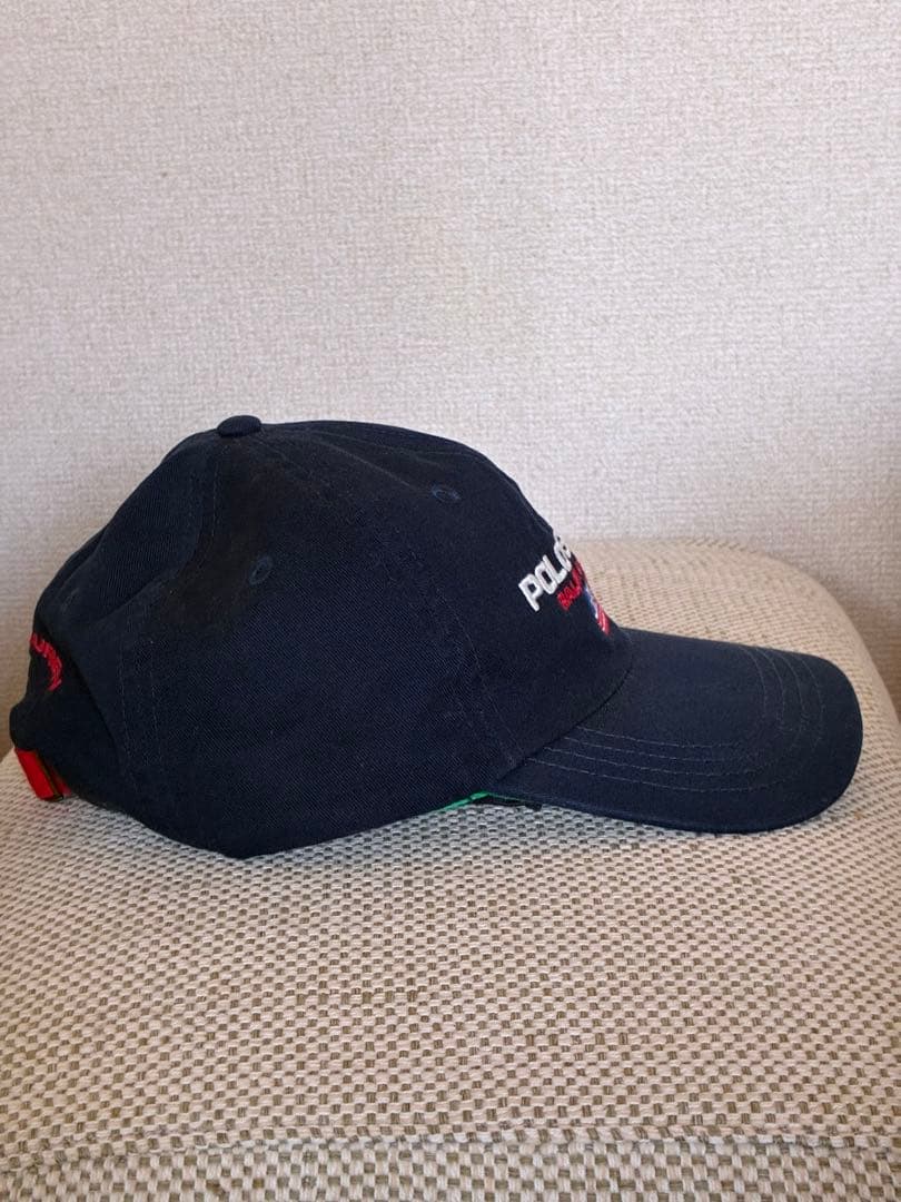 POLO SPORT Ralph Lauren 星条旗ロゴ キャップ ネイビー