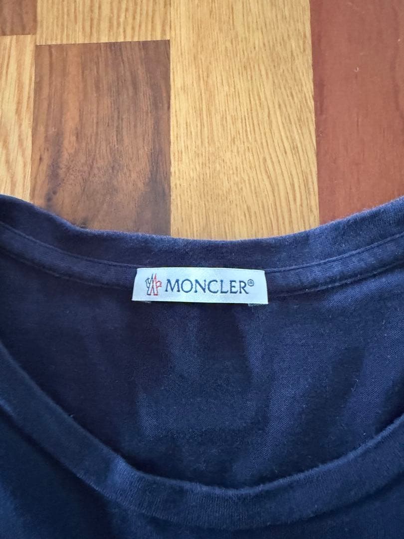 MONCLER ネイビー 半袖　Tシャツ　S
