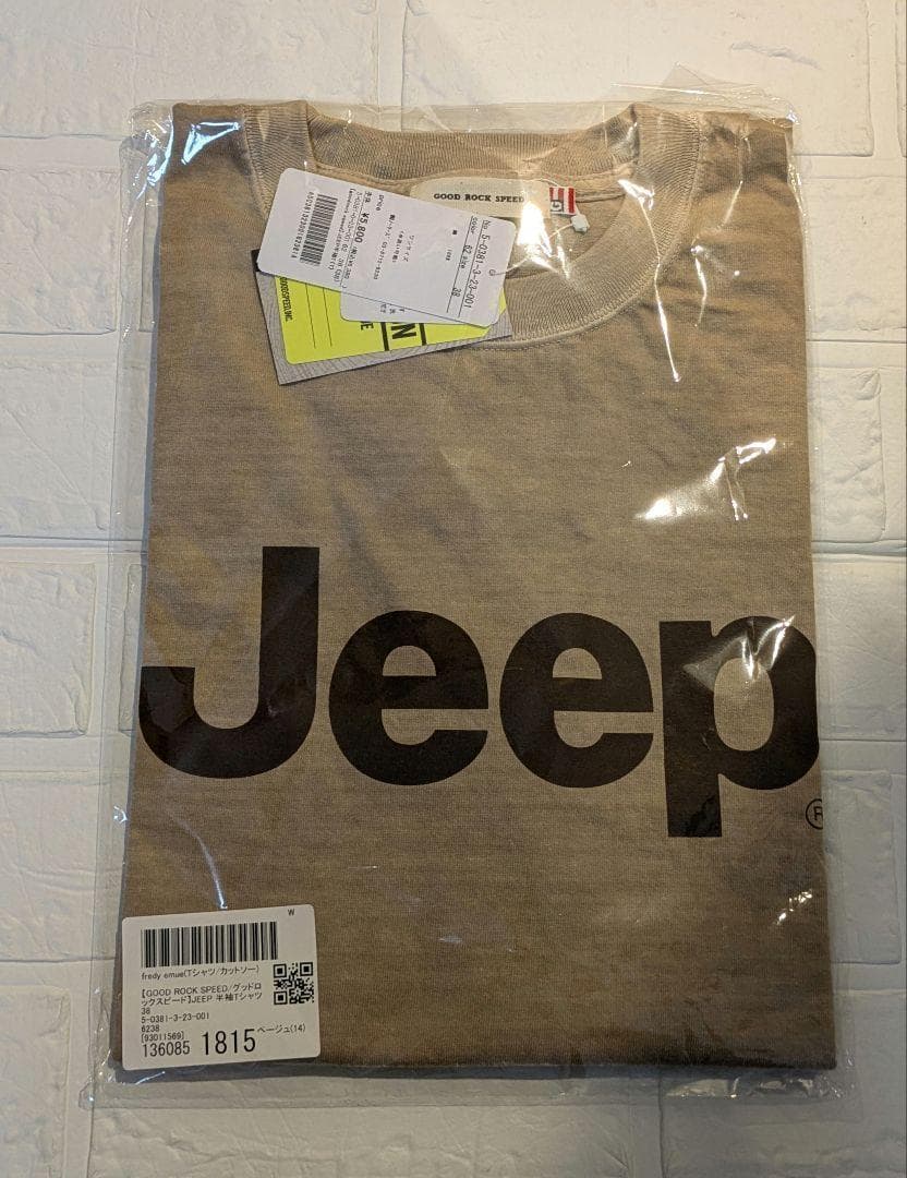最終価格【新品】グッドロックスピード Jeep LOGO Tsh ベージュ