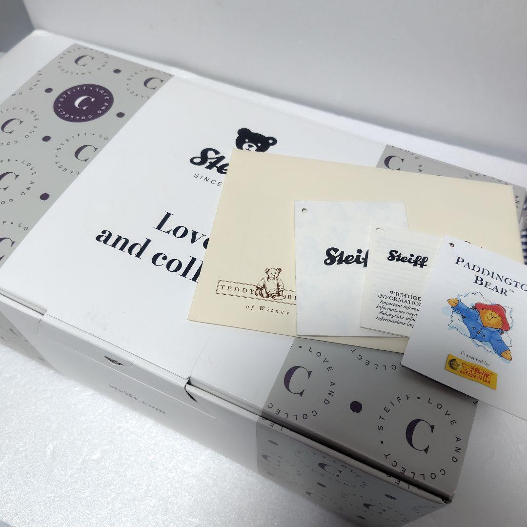 シュタイフ　パディントンベア　マーマレード便　2007年 アルパカ　箱付き