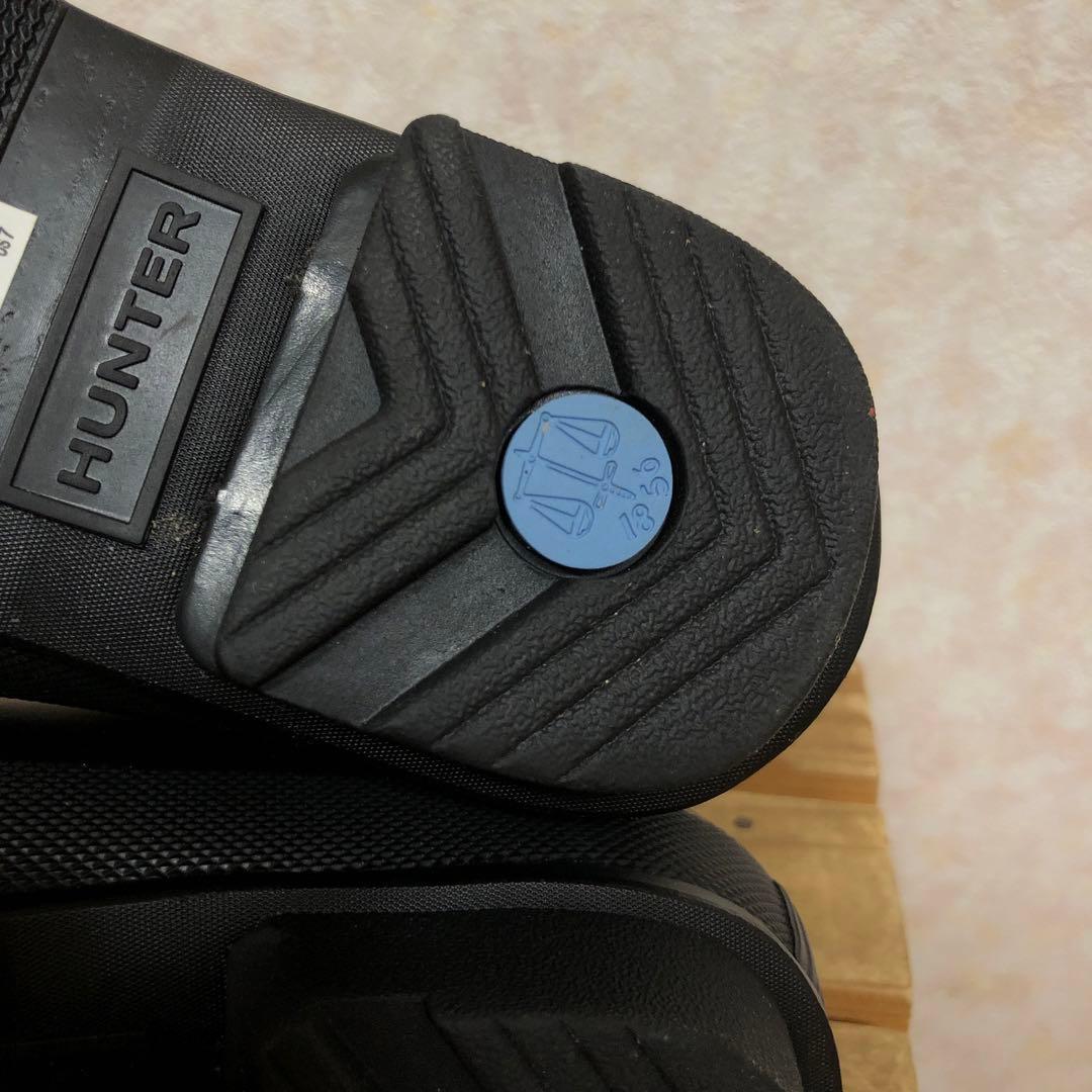 HUNTER ハンター　レインブーツ　ブラック　US7 24cm