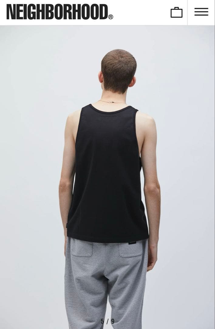 NEIGHBORHOOD CLASSIC TANK TOP BLACK Lサイズ