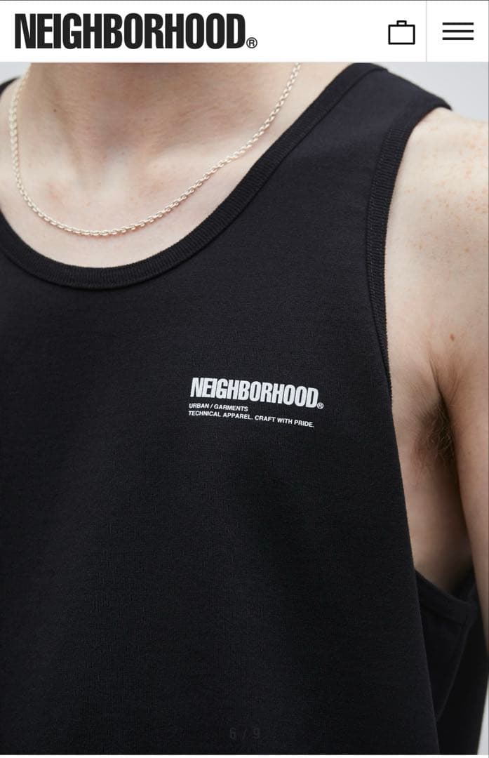 NEIGHBORHOOD CLASSIC TANK TOP BLACK Lサイズ