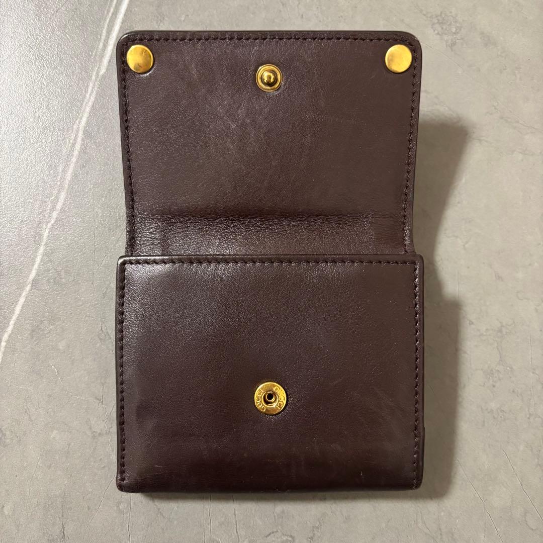 GUCCI 2つ折り財布　ヴィンテージ　レトロ　ハートロゴ