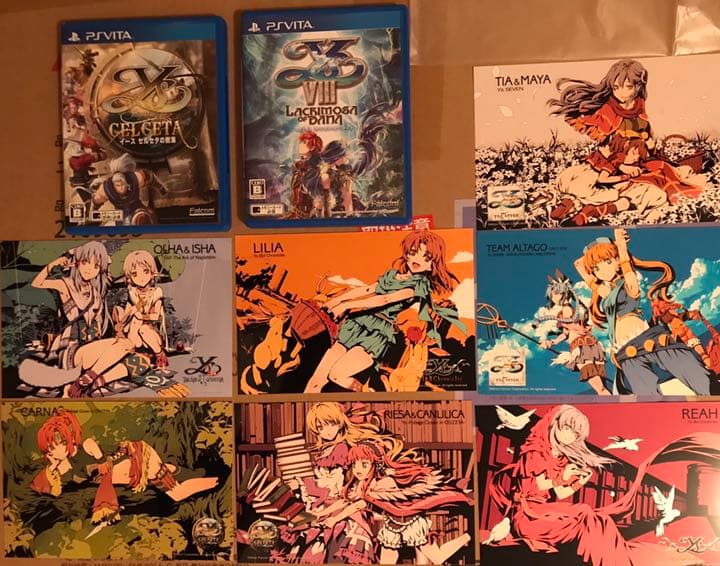 FALCOM ゲームソフト,特典,グッズのセット（軌跡シリーズ、イースシリーズ）