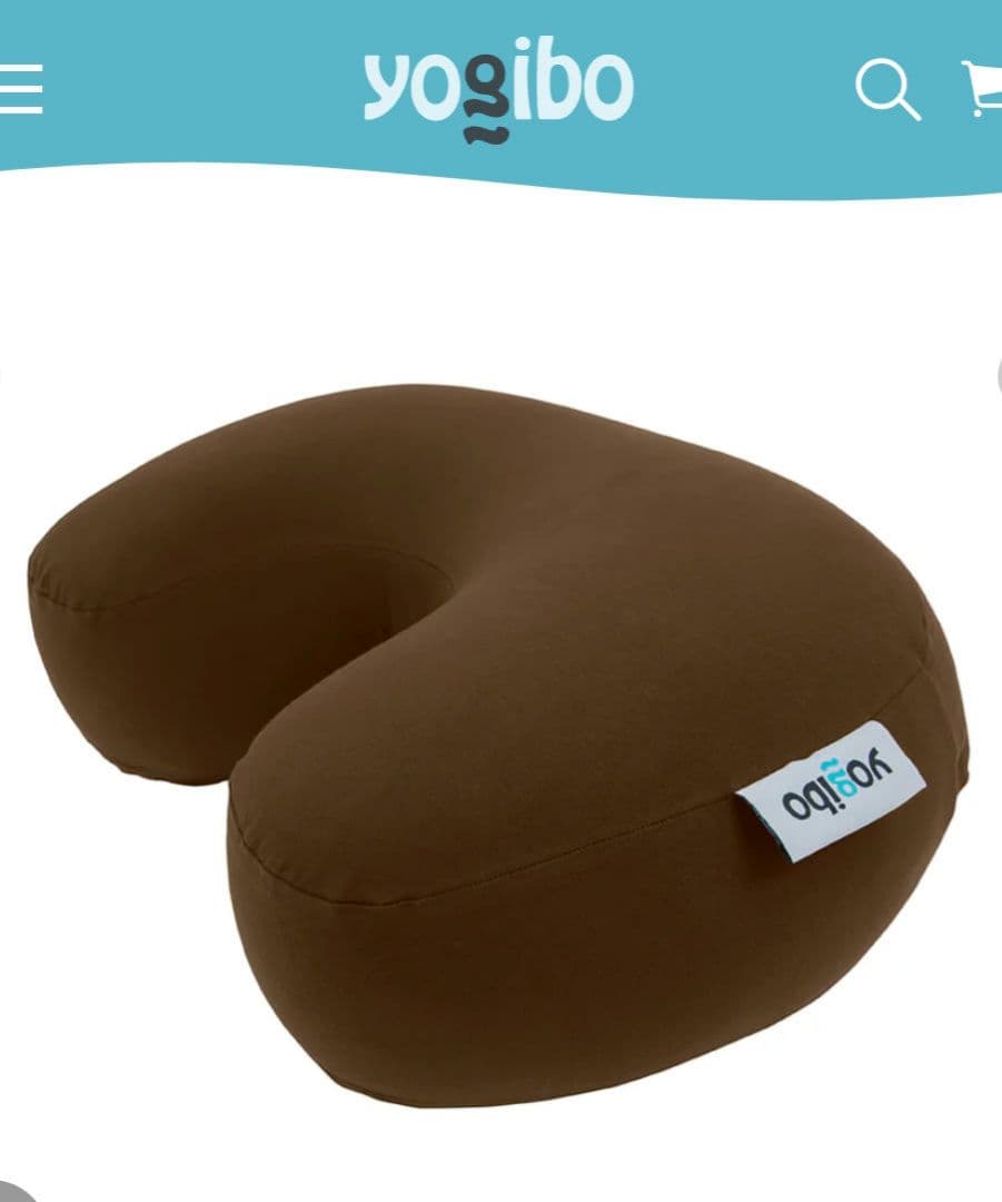 新品未開封 Yogibo Mega Moon Pillow ヨギボー 　ブラウン