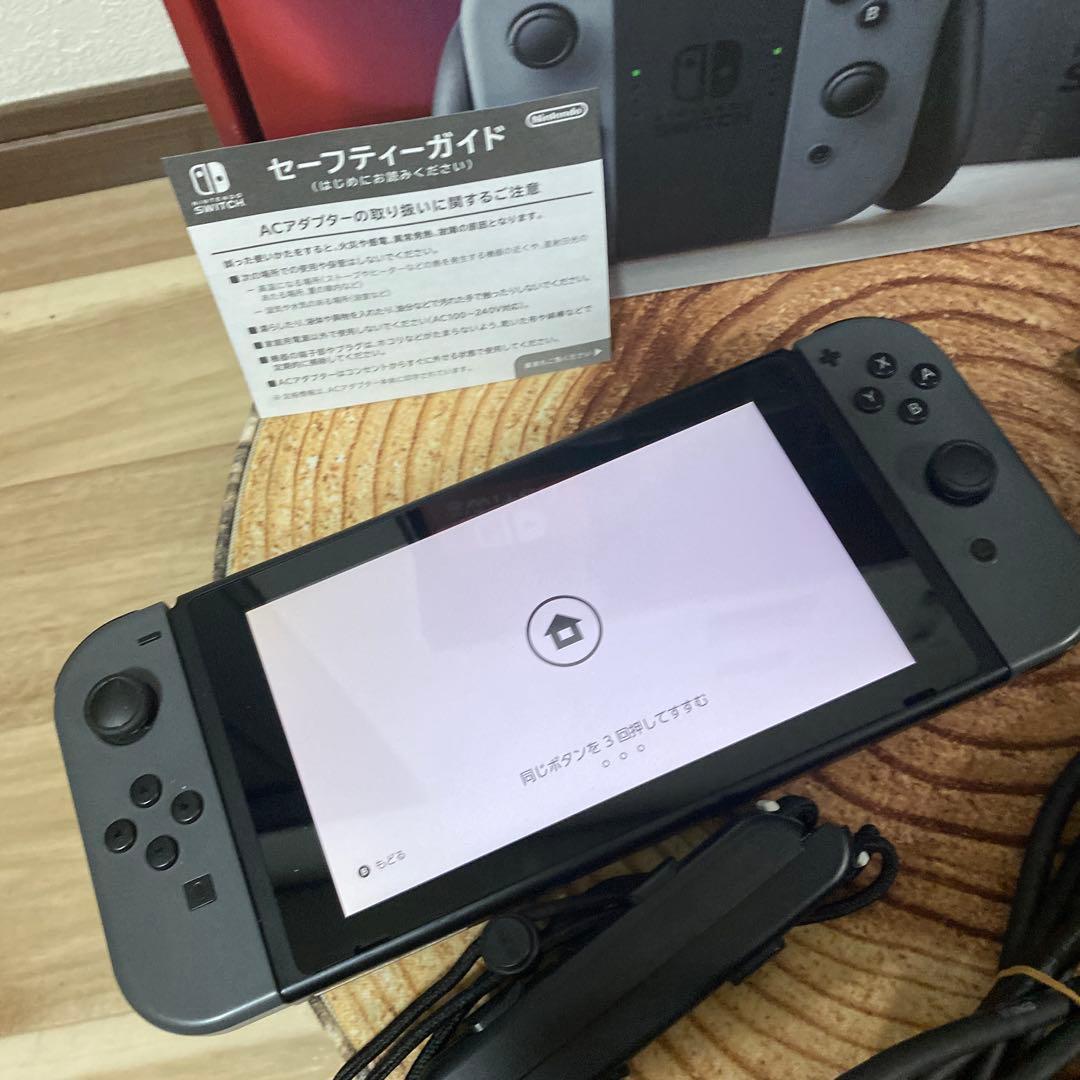 Nintendo Switch ニンテンドースイッチ本体　グレー ②