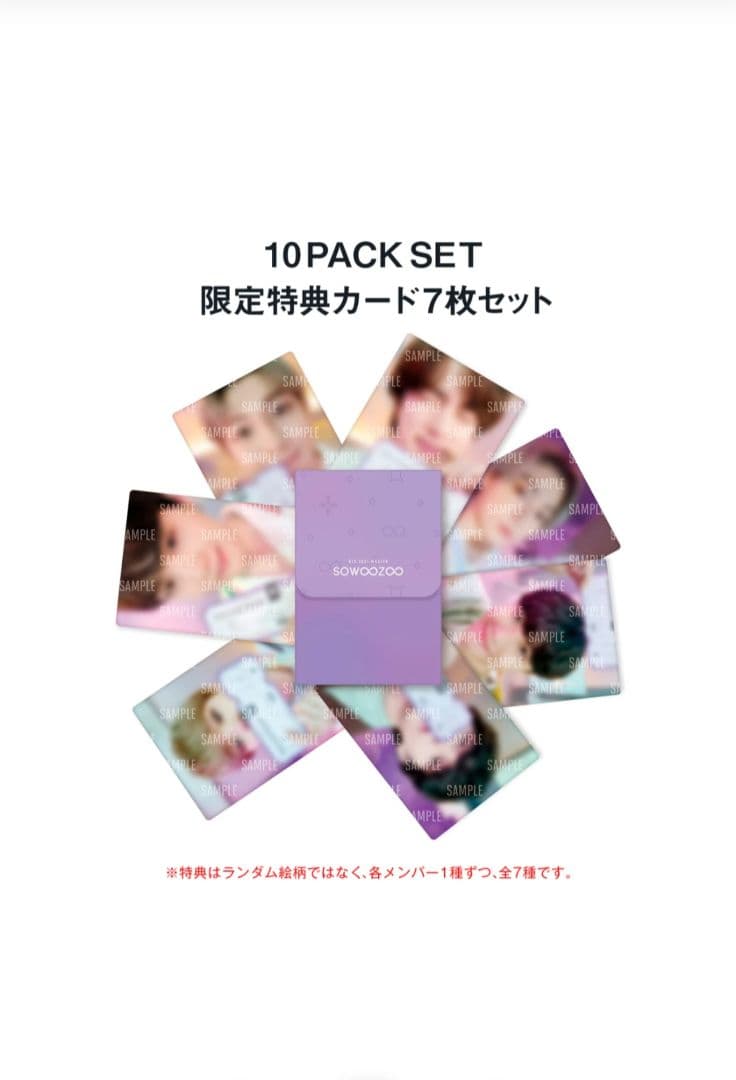 BTS SOWOOZOO MINI PHOTO CARD SET 未開封