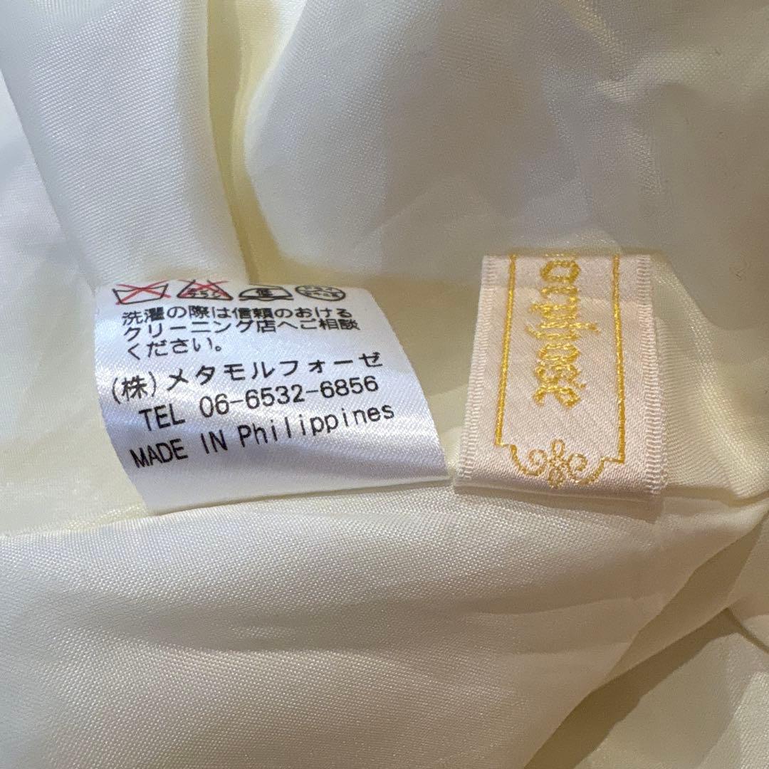 あまね　フリル付き花柄ノースリーブワンピース