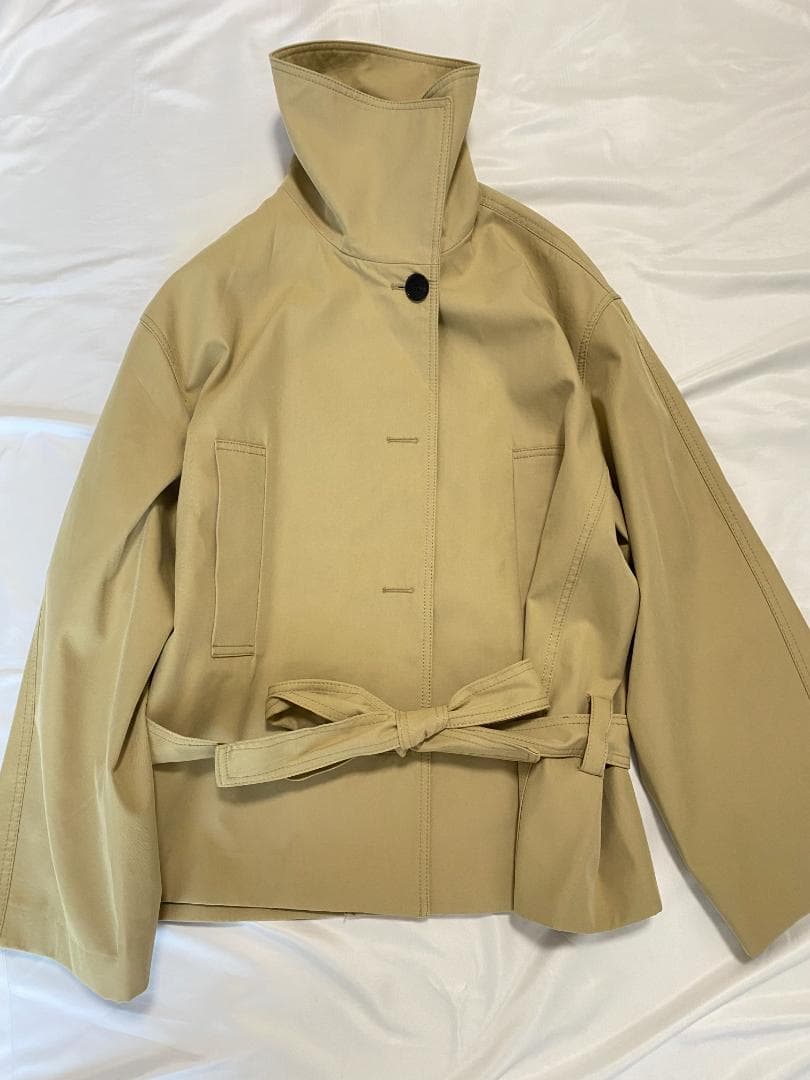 ZARA！ ショートトレンチコート ライトゴールデンブラウン M～L