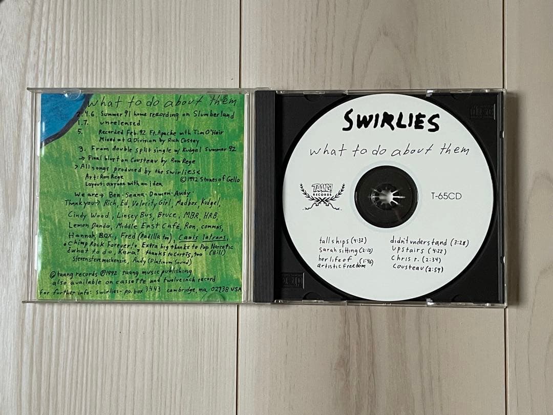 洋楽 Swirlies What to Do About Them T-65CD