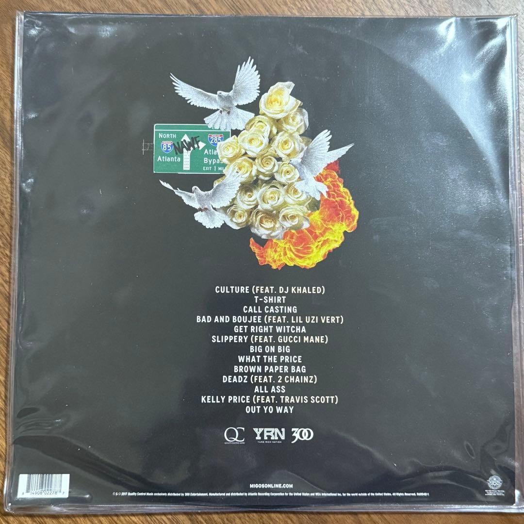 【世界1000枚プレス】Migos Culture 限定2LPピクチャー