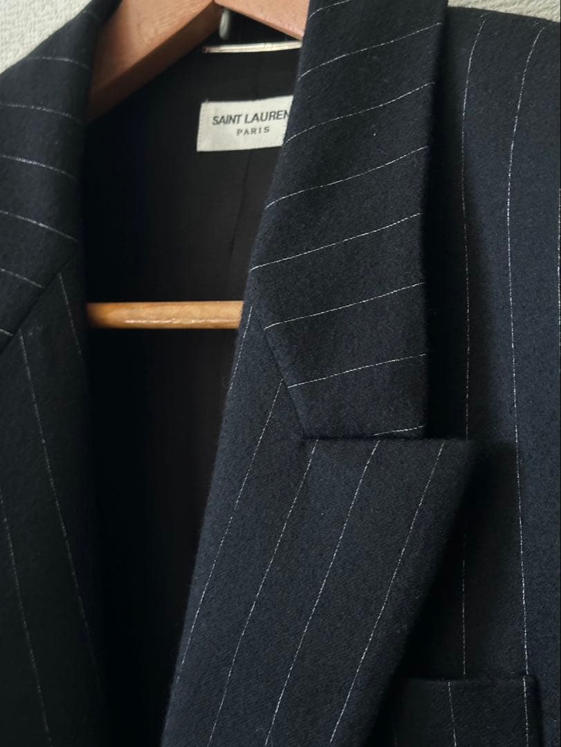 SAINT LAURENT 23aw テーラードジャケット ストライプ