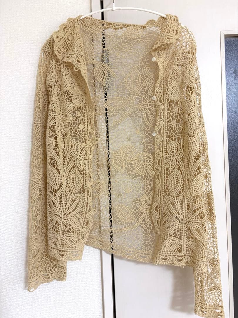 トップス eaphi EMBROIDERY LACE BLOUSE