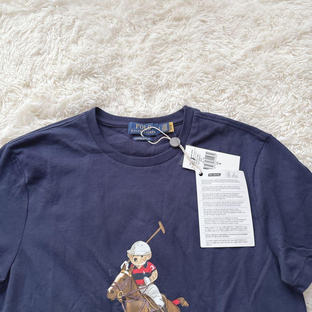 【新品】POLO RALPH LAUREN ポロベアTシャツ　ネイビー　SP