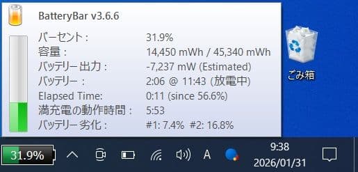 ノートPC（2in1モデル）CF-XZ6 タブレットモード可能
