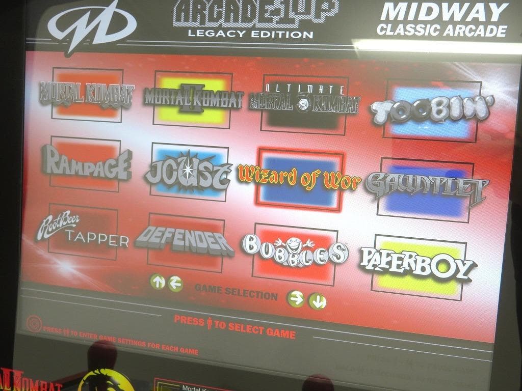 モータルコンバット2　アーケードゲーム　ゲーム機　筐体　ゲームセンター
