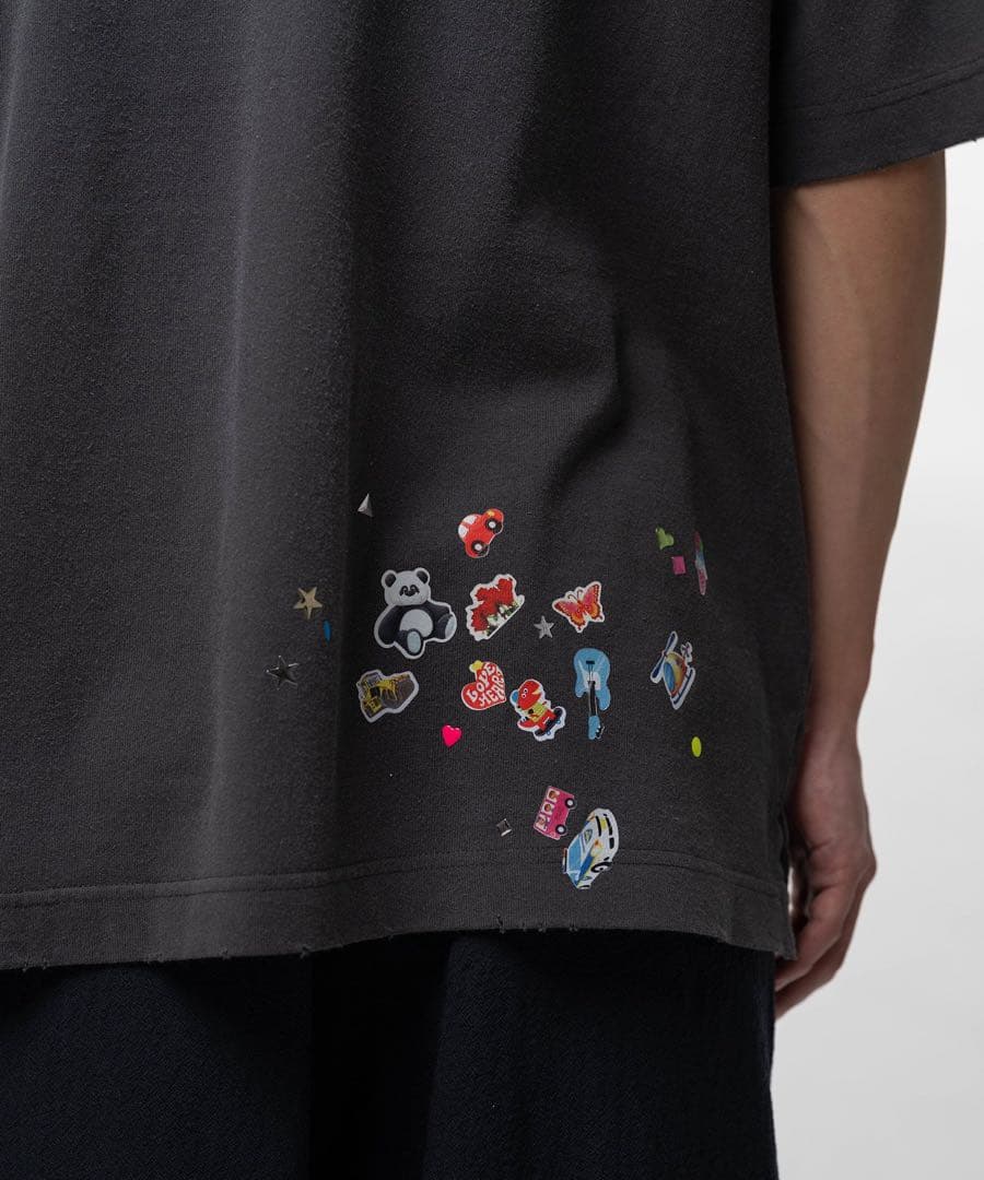 【Size44】Kids Sticker Printed Tシャツ