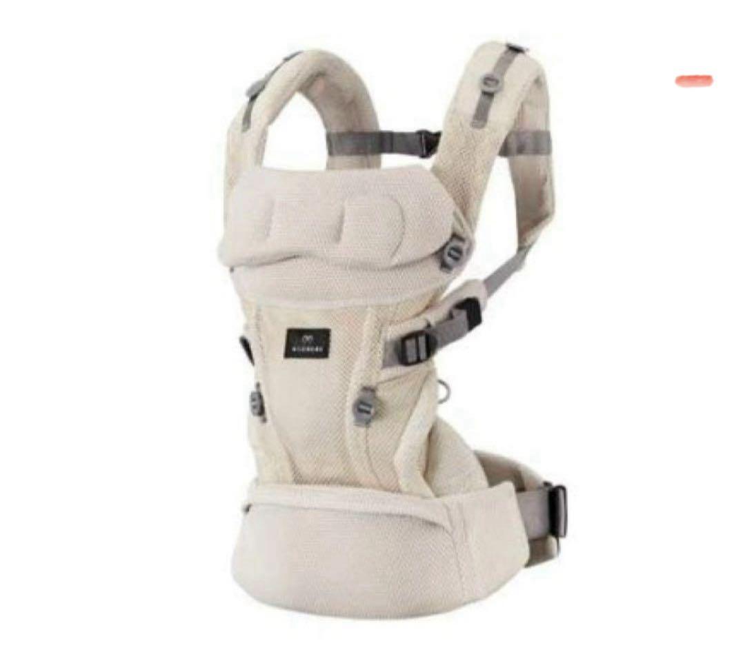 エールベベ 抱っこ紐 ベビーキャリアスリー ライトベージュ 新品未使用