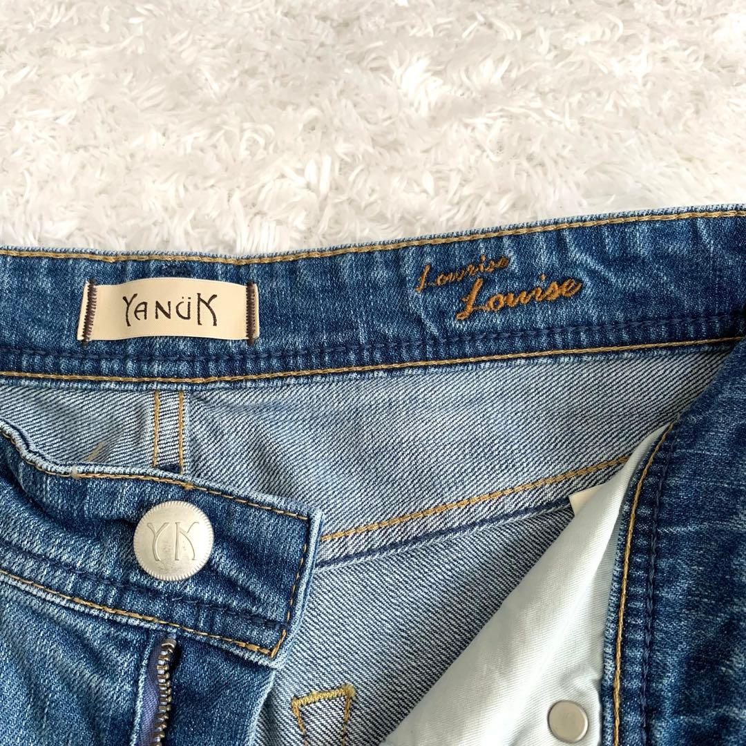 美品 ヤヌーク Low Rise ストレート\"LOUISE\" デニム 27