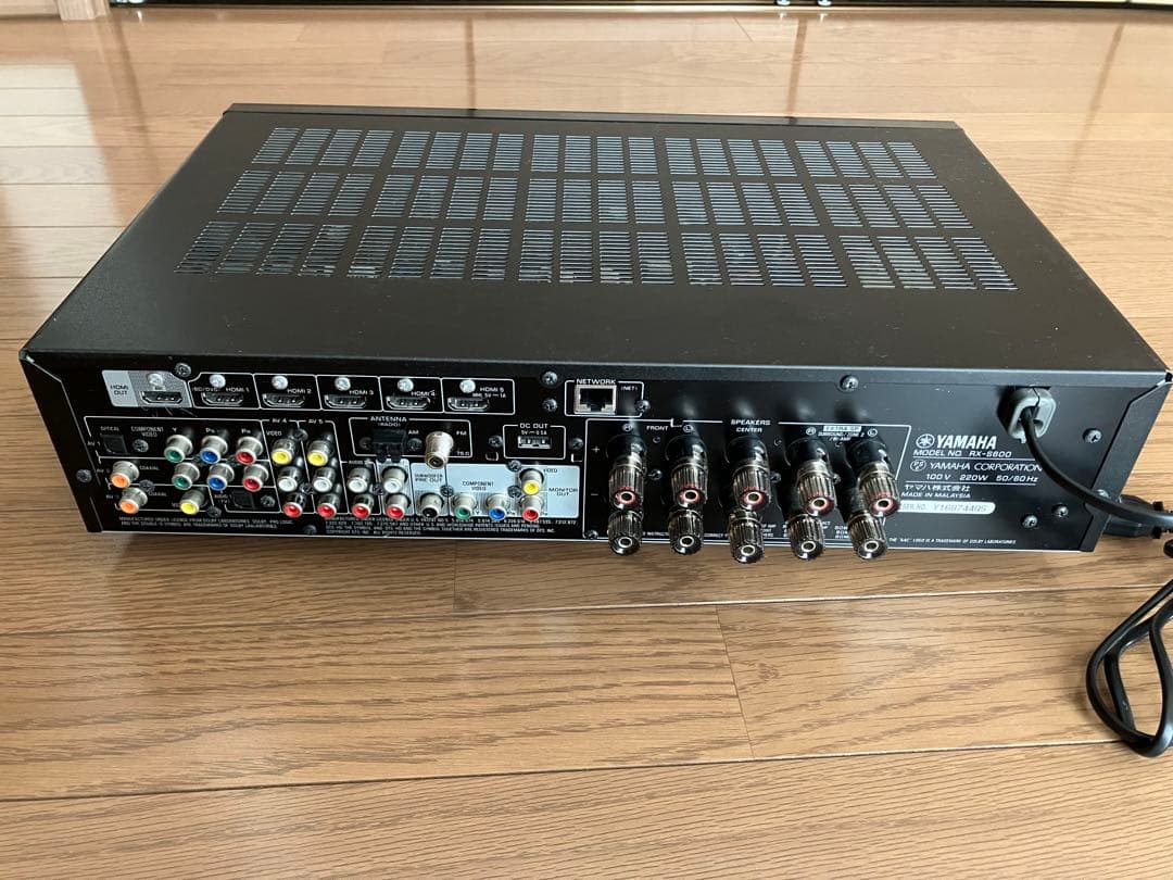 YAMAHA RX-S600 AVアンプ ブラック