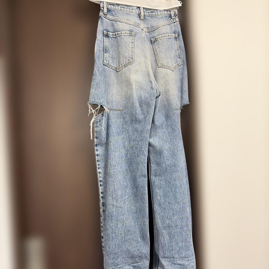 MaisonMargiela 5POCKEカットアウトデニム 36 裾カットなし