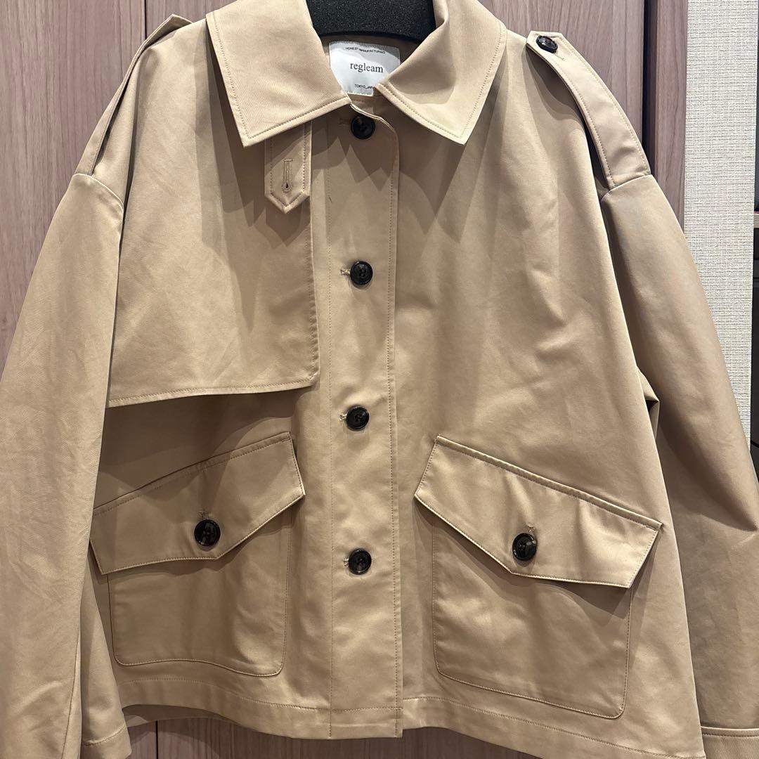 regleam ショートトレンチコート