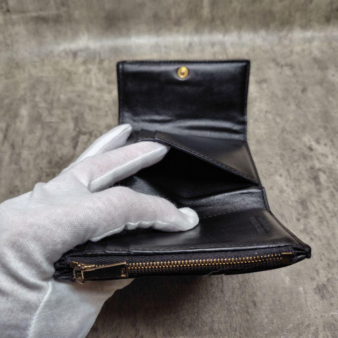 【極美品✨️】BOTTEGA VENETA　3つ折り財布　カセット　ボッテガ