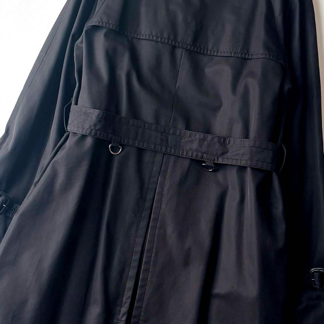 Aquascutum トレンチコート　ライナー　ベルト　ダブル　ブラック　7F