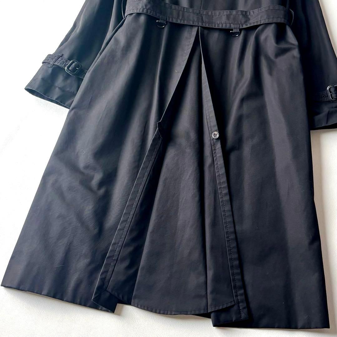 Aquascutum トレンチコート　ライナー　ベルト　ダブル　ブラック　7F