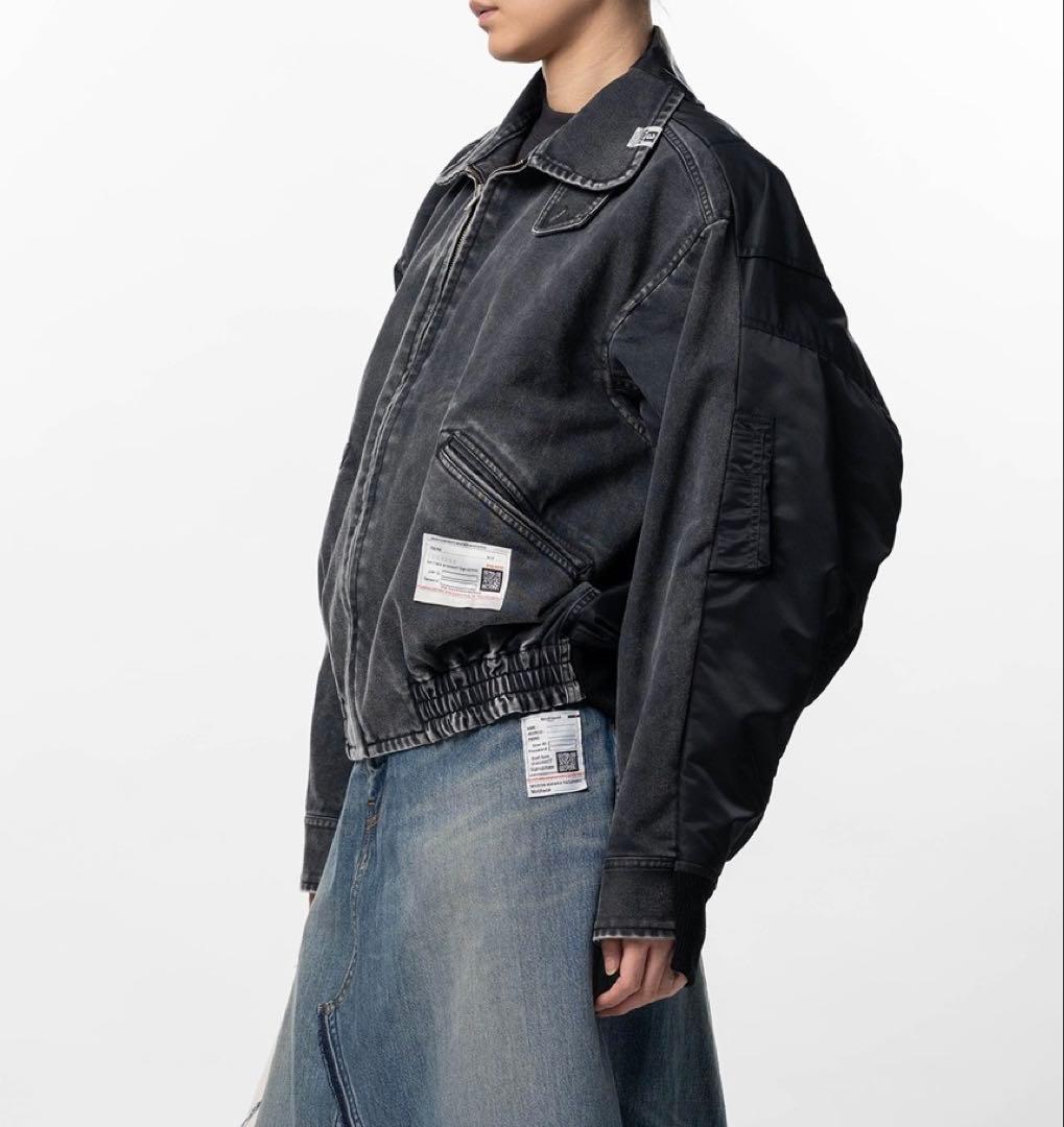 ミハラヤスヒロFront Back Combined Zip-up Jacket