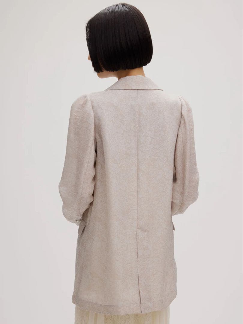 s*.様 AMERI MEDI LILY JACQUARD JACKET